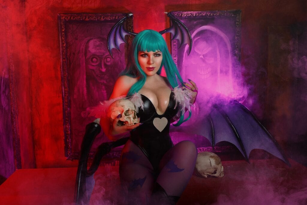 Darkstalkers - Morrigan Aensland & Lilith cosplay - Сиськи, Попки, Косплей, короткие волосы, большие сиськи